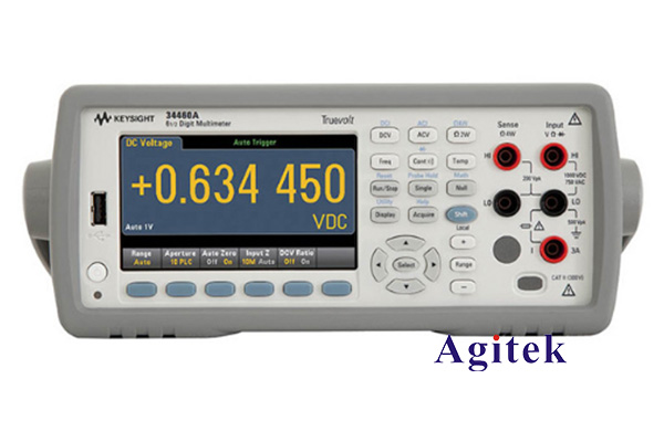 34460A數字多用表怎么測電流？