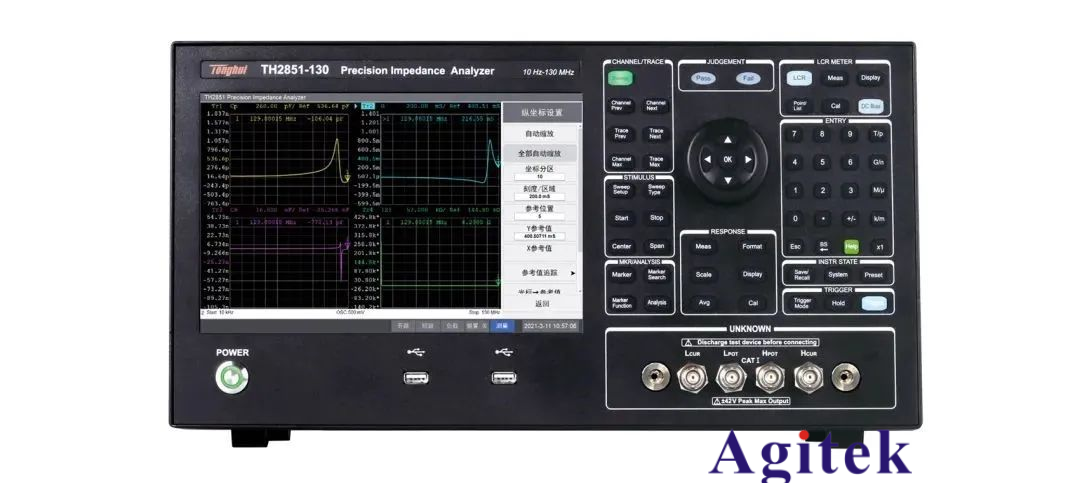 使用同惠TH2851阻抗分析儀完成磁性元件測試(圖4)