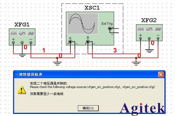 函數(shù)信號(hào)發(fā)生器multisim的連接方法(圖1)