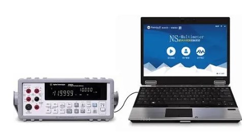 實現是德臺式數字萬用表快速數據采集的軟件(圖1)