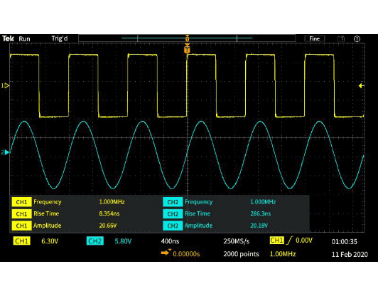 泰克TBS1102X數字存儲示波器(圖1)
